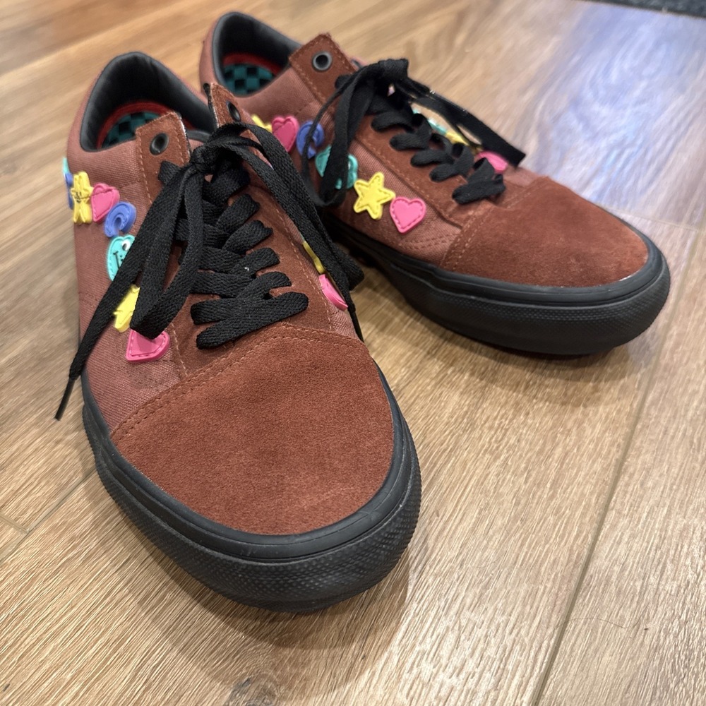 Frog Skateboards x Vans Skate Old Skool Rust Color Popcush Retro Style Size 10